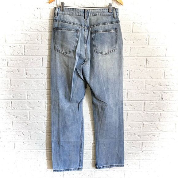 🚨4/$25 SHEIN Destroyed Baggy Jeans Size Medium - Picture 2 of 4